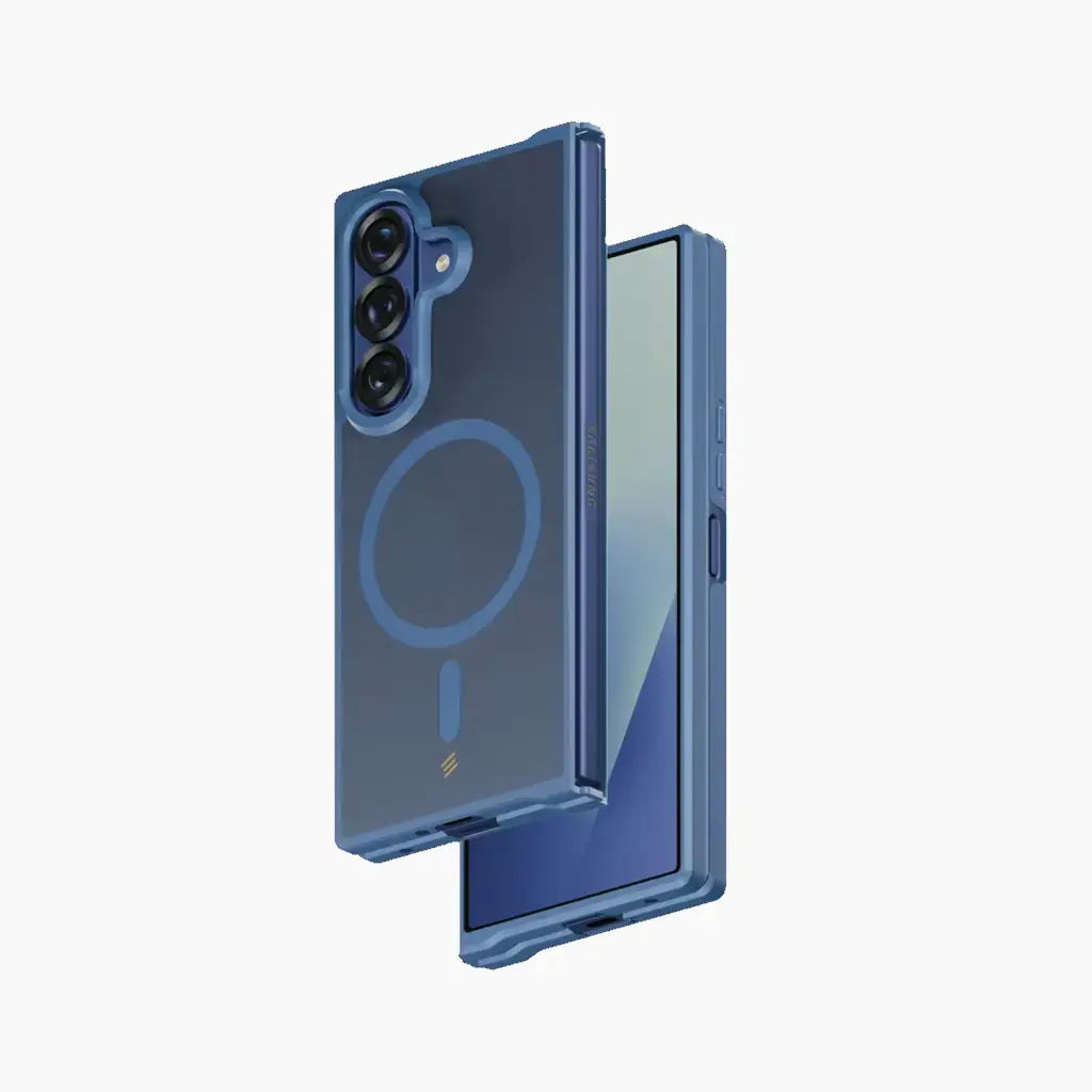 Smartix Ultraguard Magnetic Colour Case for Samsung Fold 7, N.Blue ...